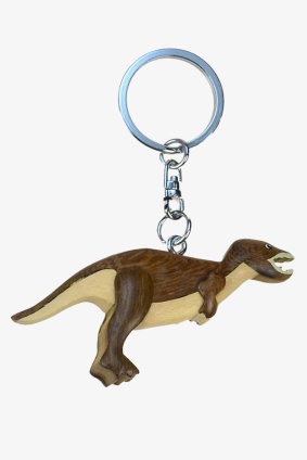 Wooden keychain tyrannosaurus rex (6)