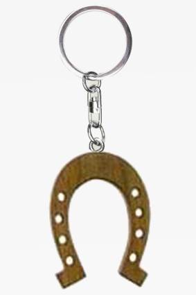 Wooden keychain horseshoe (6)