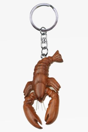 Wooden keychain lobster (6)
