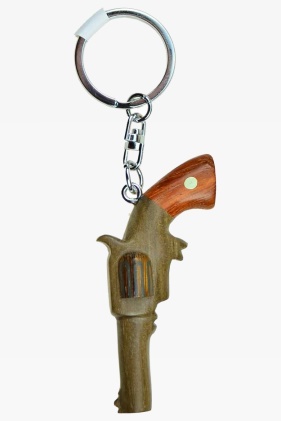 Wooden keychain gun (6)
