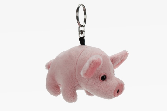 Plush pendant pig height 14 cm (12)