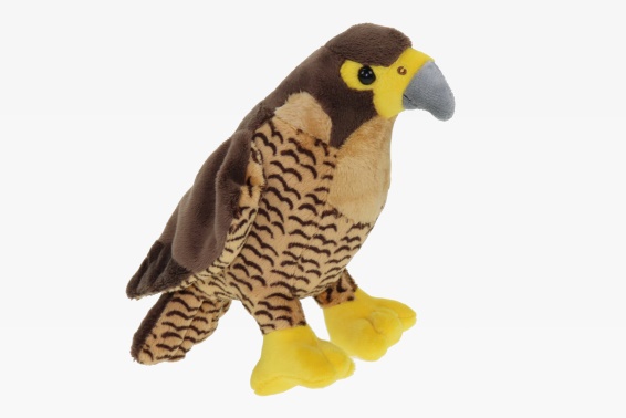 Plush falcon brown height 18 cm (6)