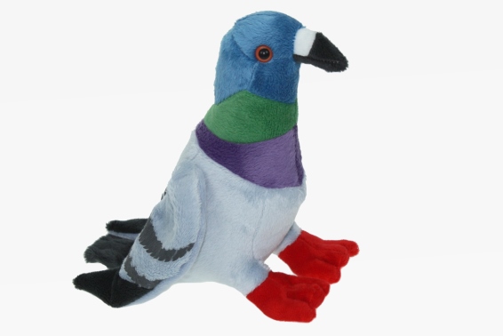 Plush pigeon height 19 cm (6)