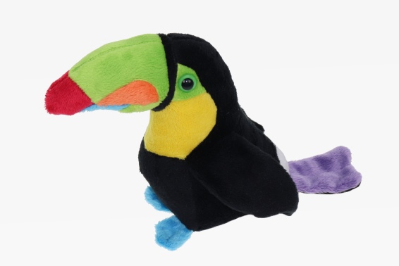 Plush keel billed toucan height 15 cm (6)