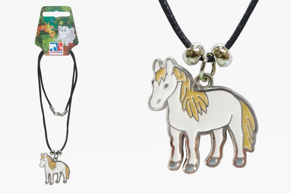 Horse white necklace (12)