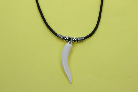 Tooth white necklace (12)