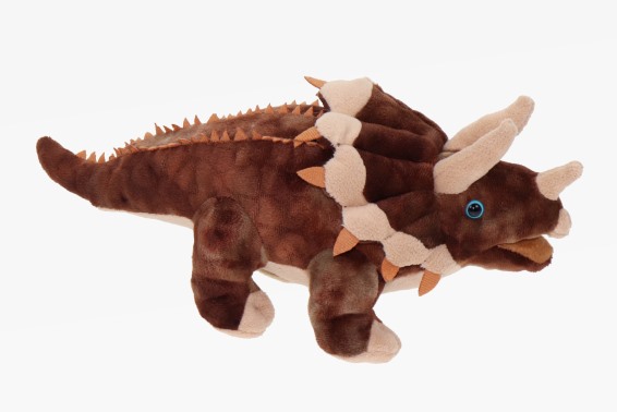 Plush dino triceratops length 28 cm (6)