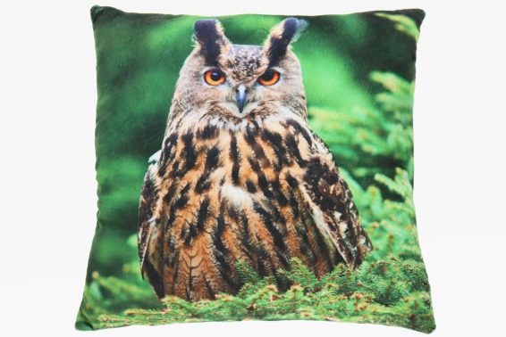 Plush cushion owl design (3)