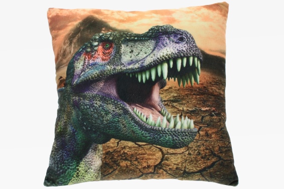 Plush cushion T-rex design (3)