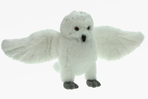 Plush snowy owl length 37 cm (6)