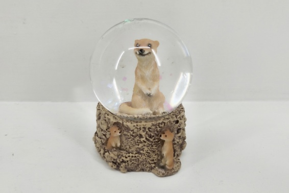 Glitter ball meerkat height 6,5 cm (6)